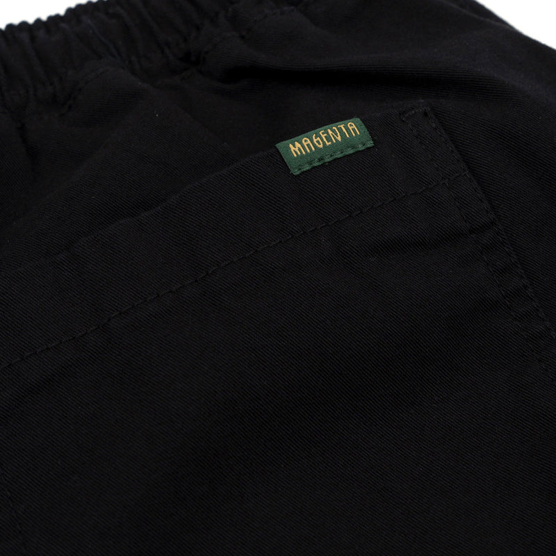 Magenta Slack Pants - Black