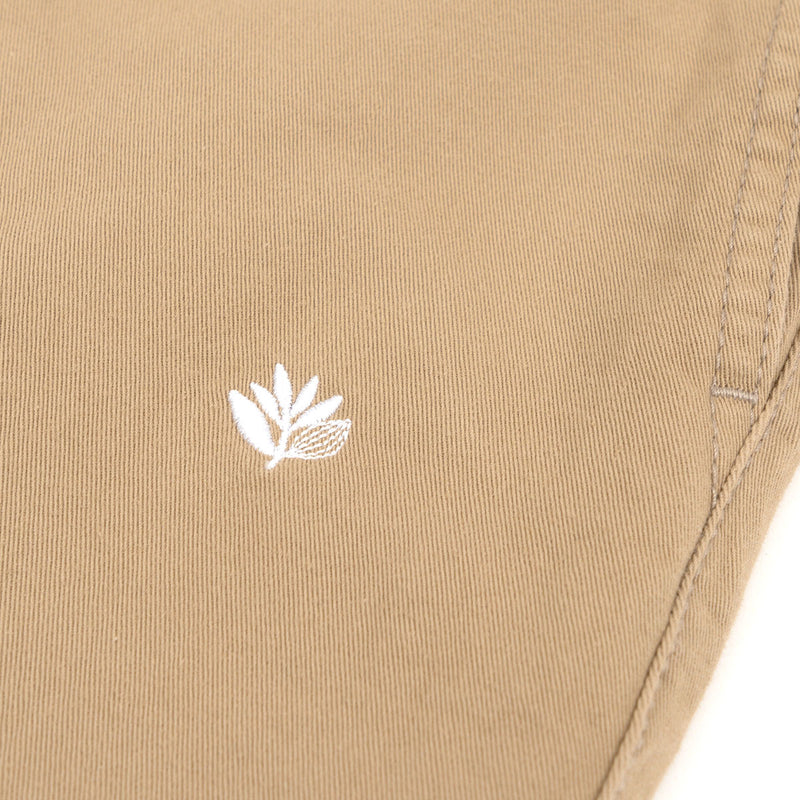 Magenta Slack Pants - Beige