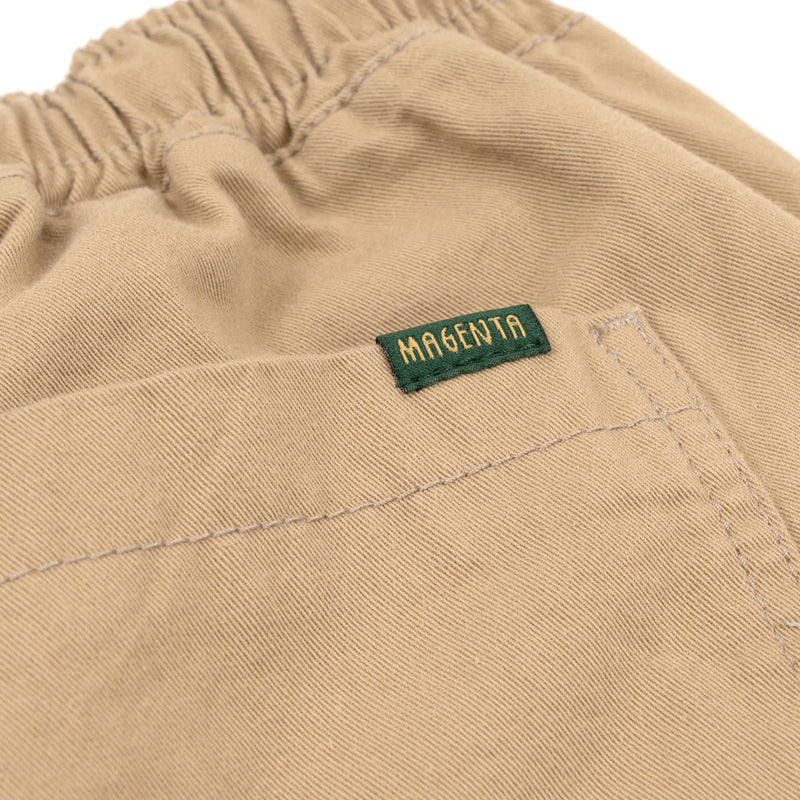 Magenta Slack Pants - Beige