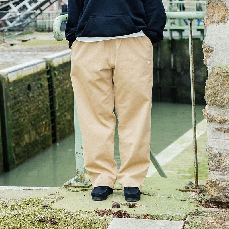 Magenta Slack Pants - Beige