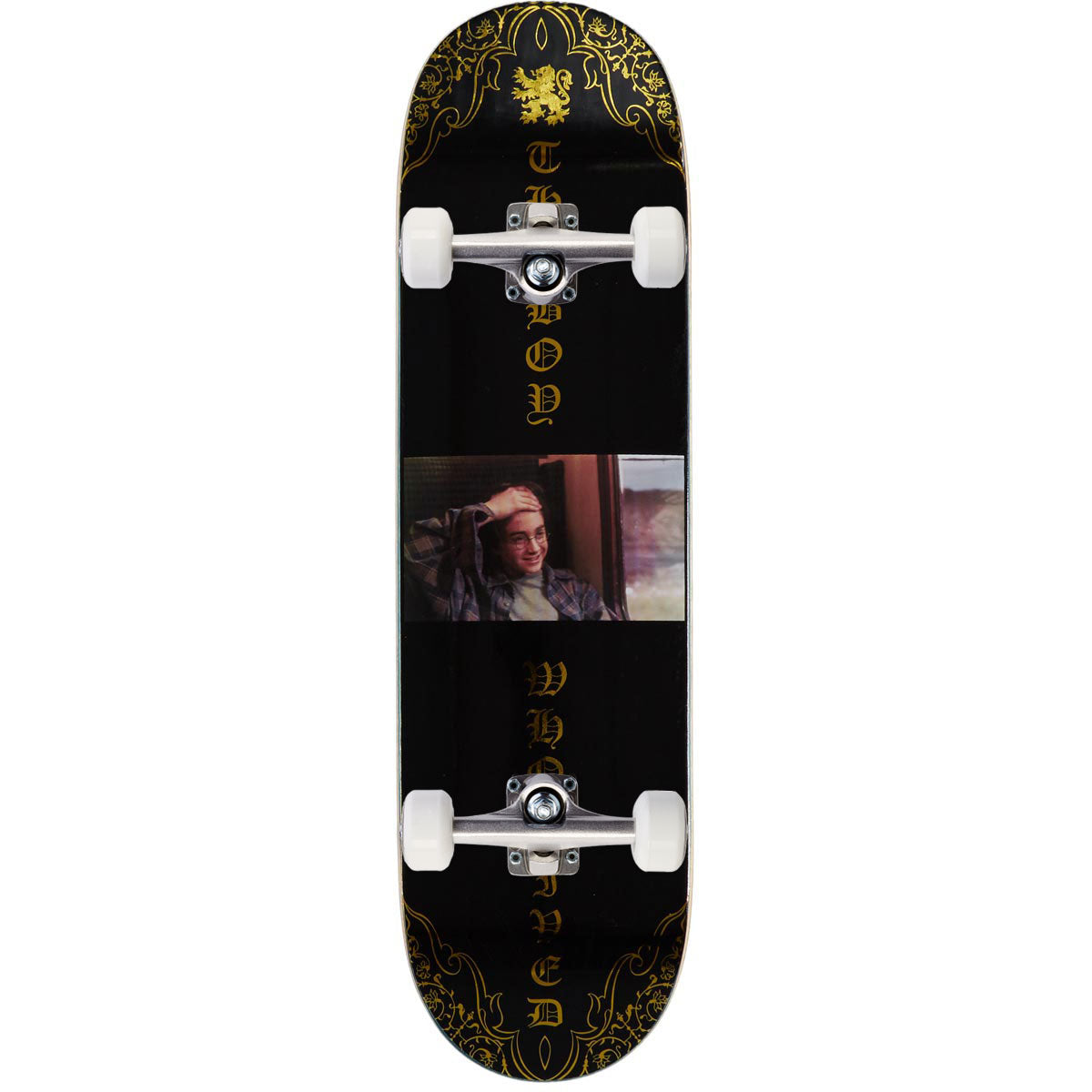 Color Bars x Harry Potter Boy Who Lived Skateboard Complete - Black/Silver Foil - 8.50