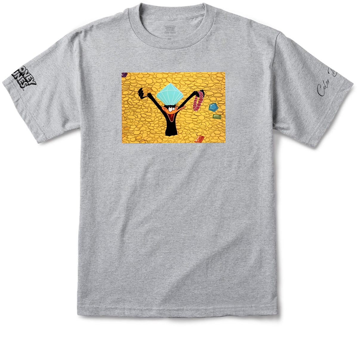 Color Bars x Looney Tunes Riches T-Shirt - Heather Grey