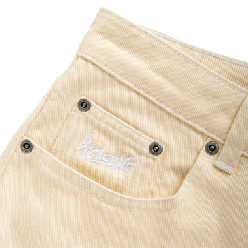 Welcome Immortal Loose Straight Denim Jeans - Natural