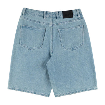 Welcome Linger Baggy Denim Shorts - Washed Blue