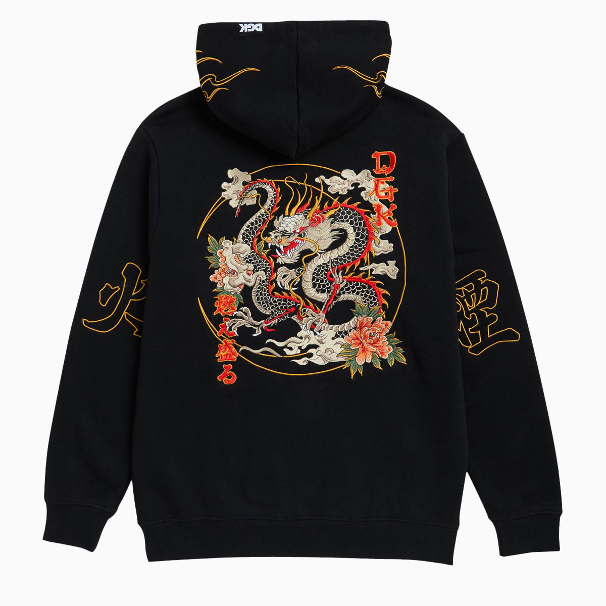 d.i.a 　ジップアップトップス　ドクロ　レオパード　黒ゴールド DGK Hoodies and Sweatshirts