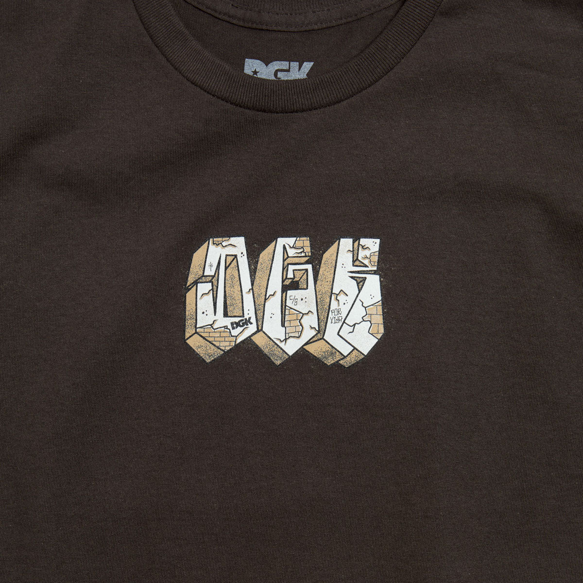DGK Loyalty T-Shirt - Dark Chocolate – CCS