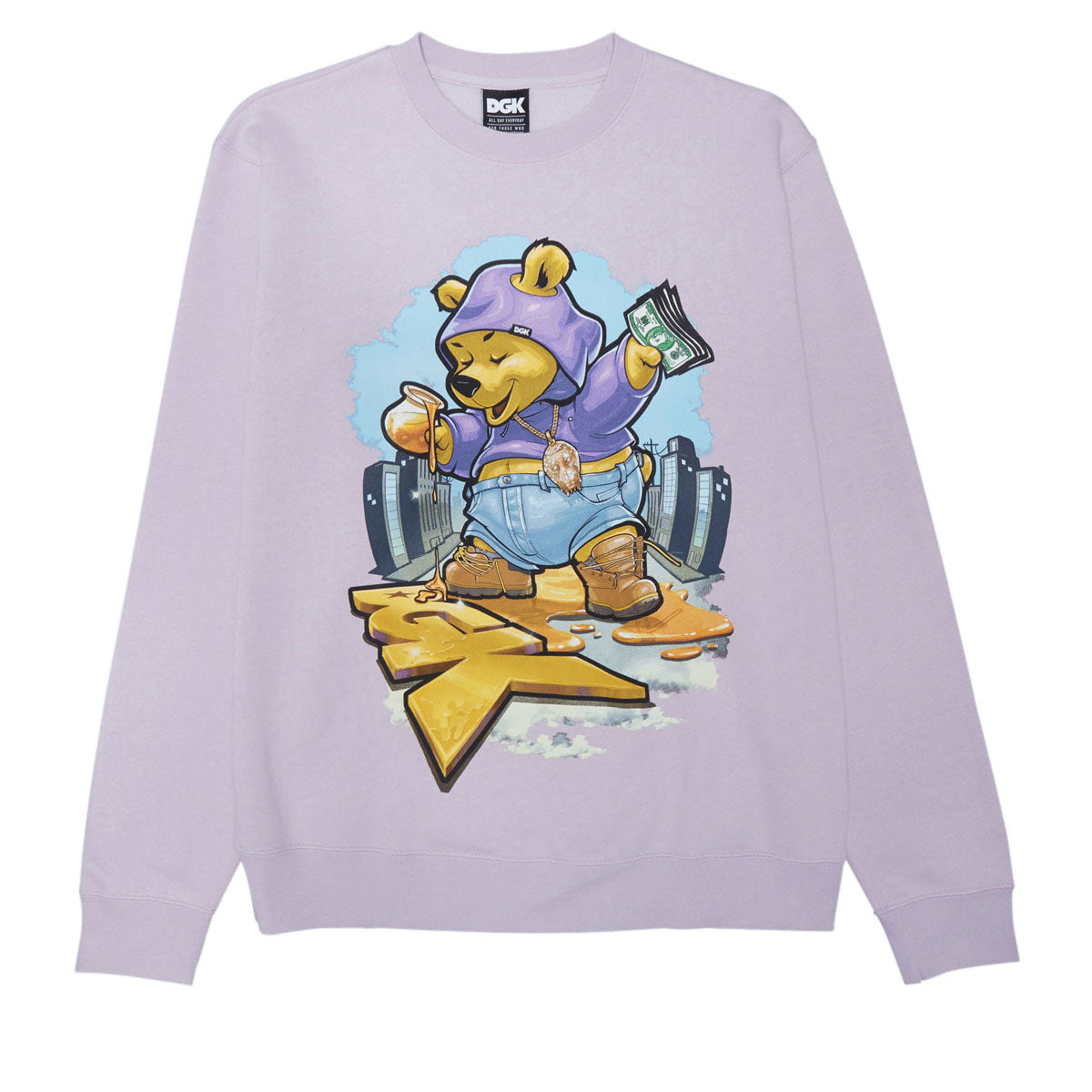 DGK Sugar Bear Sweatshirt - Lavendar image 1