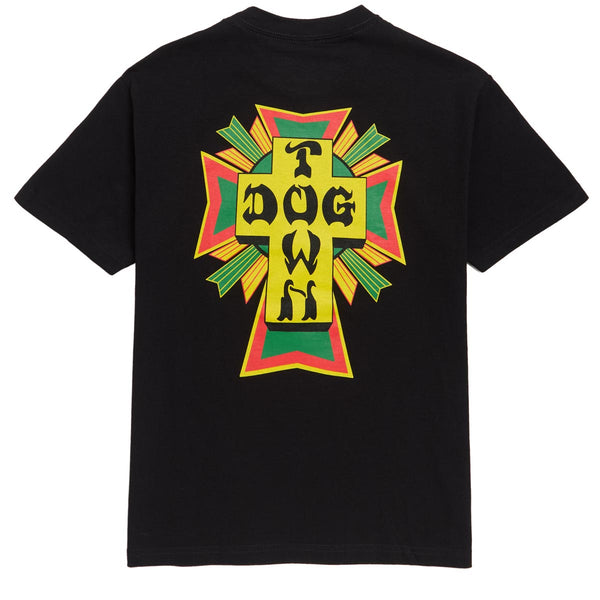 Dogtown Cross Logo Rasta T-Shirt - Black – CCS Dogtown Cross Logo Rasta T-Shirt - Black – CCS