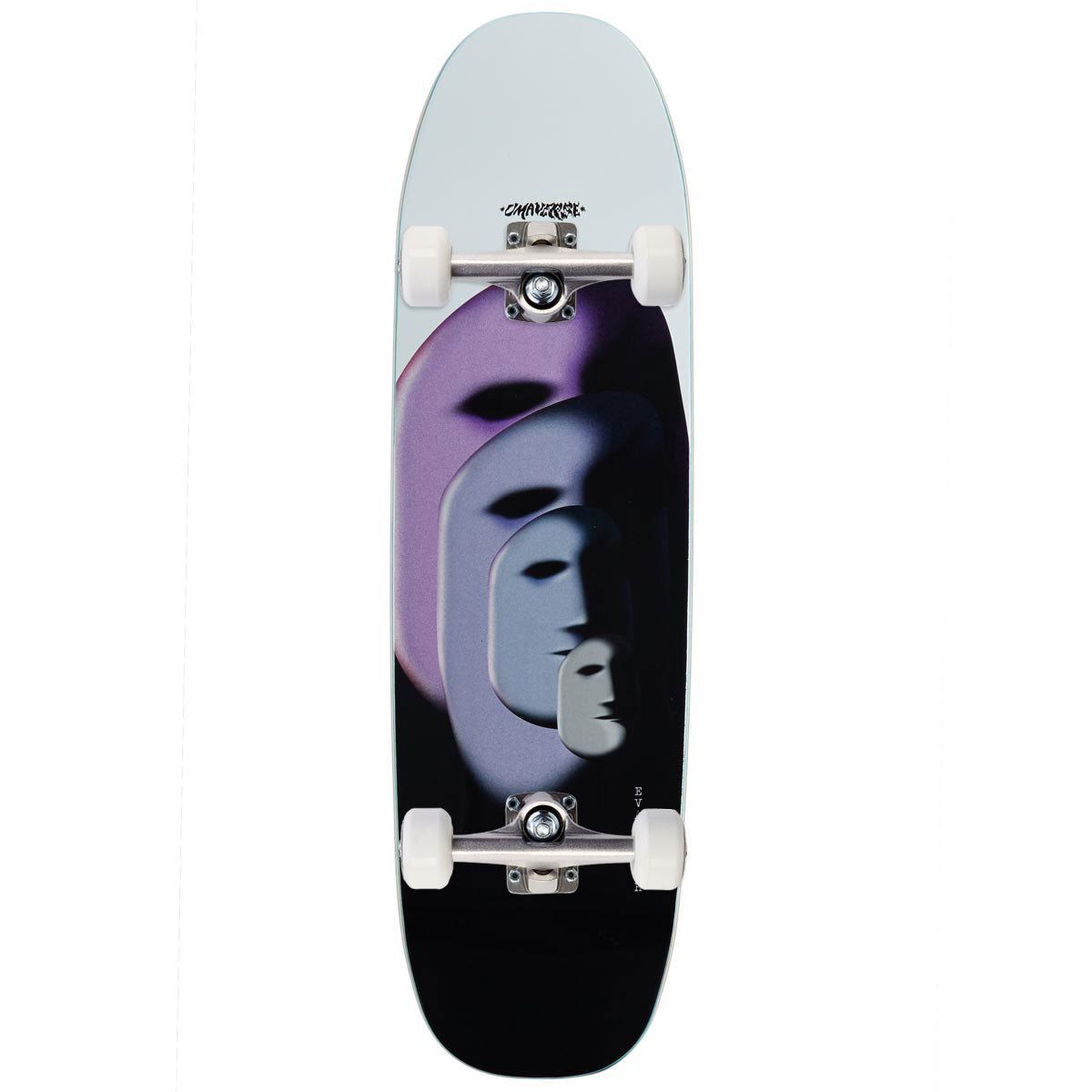 Umaverse Evan Faces On Fark Shape Skateboard Complete - 8.90