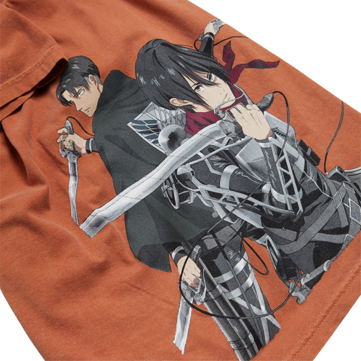Color Bars x Attack on Titan Back to Back T-Shirt - Yam image 2