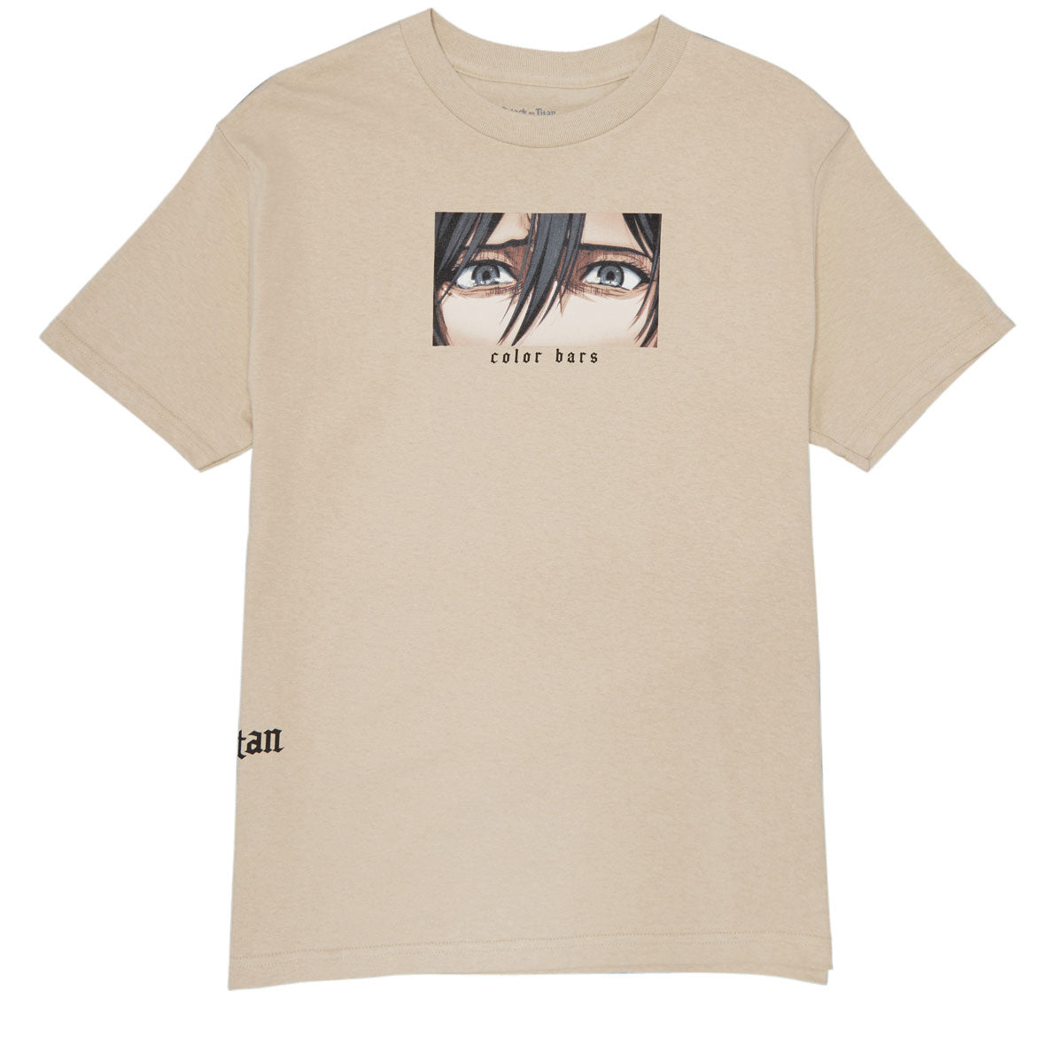 Color Bars x Attack on Titan Witness T-Shirt - Sand image 1