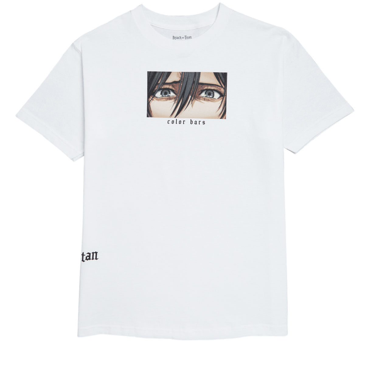 Color Bars x Attack on Titan Witness T-Shirt - White image 1