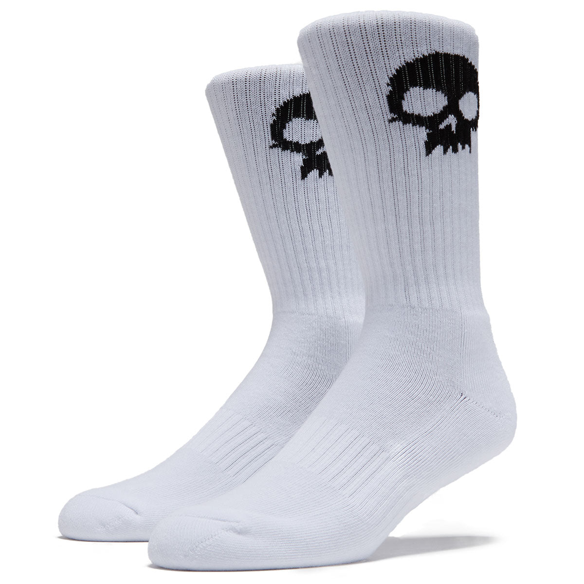 Zero Skull Socks - White image 1