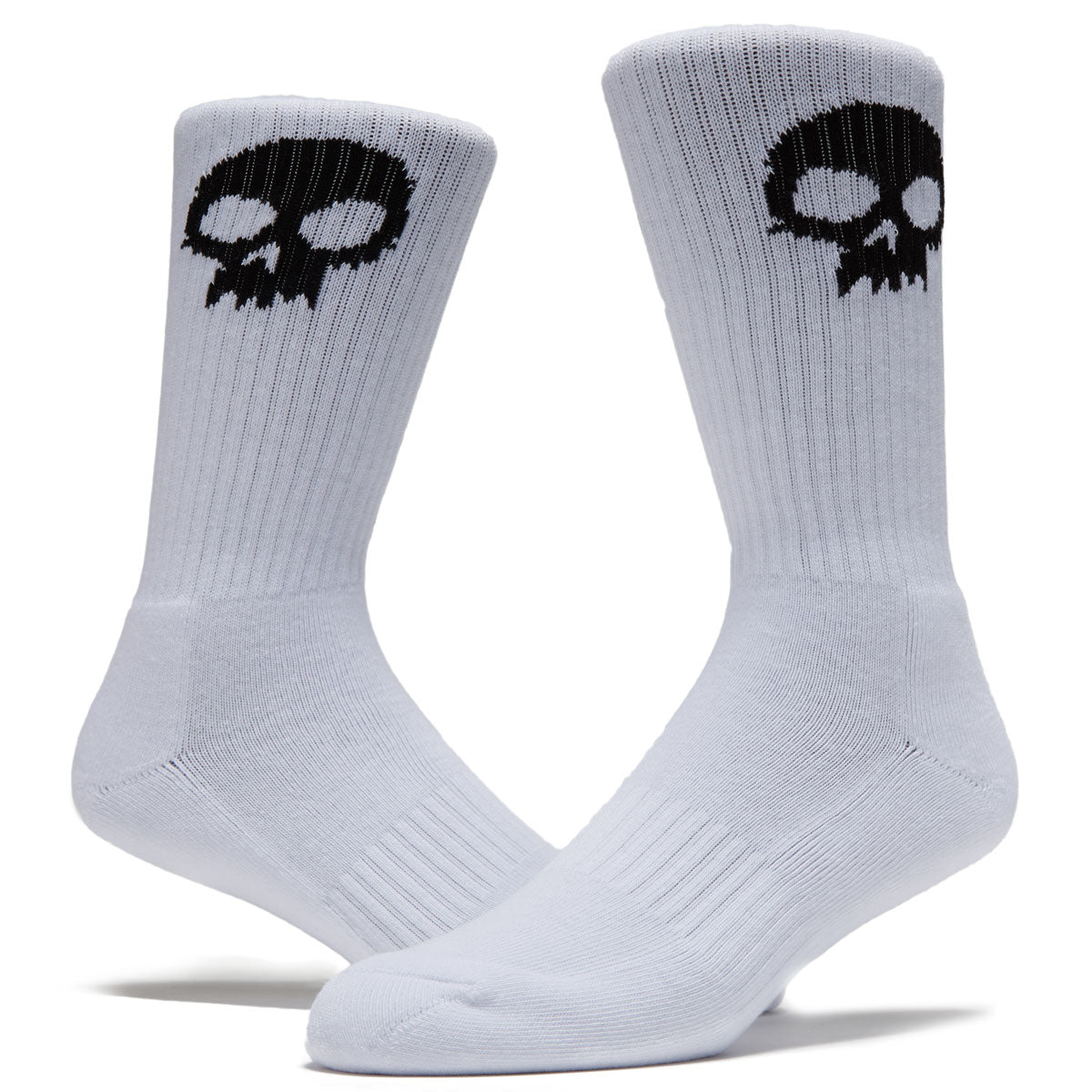 Zero Skull Socks - White image 2