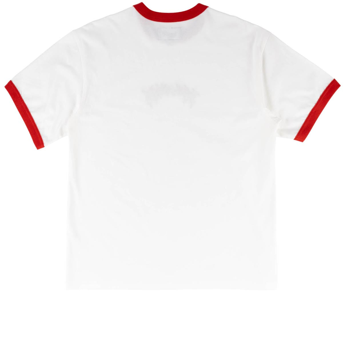 Welcome Barb Ringer T-Shirt - White/Red image 5