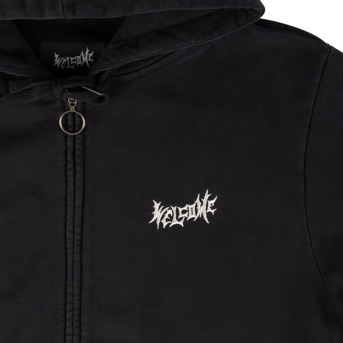 Welcome Nephilim Pigment Dyed Zip Hoodie - Black – CCS