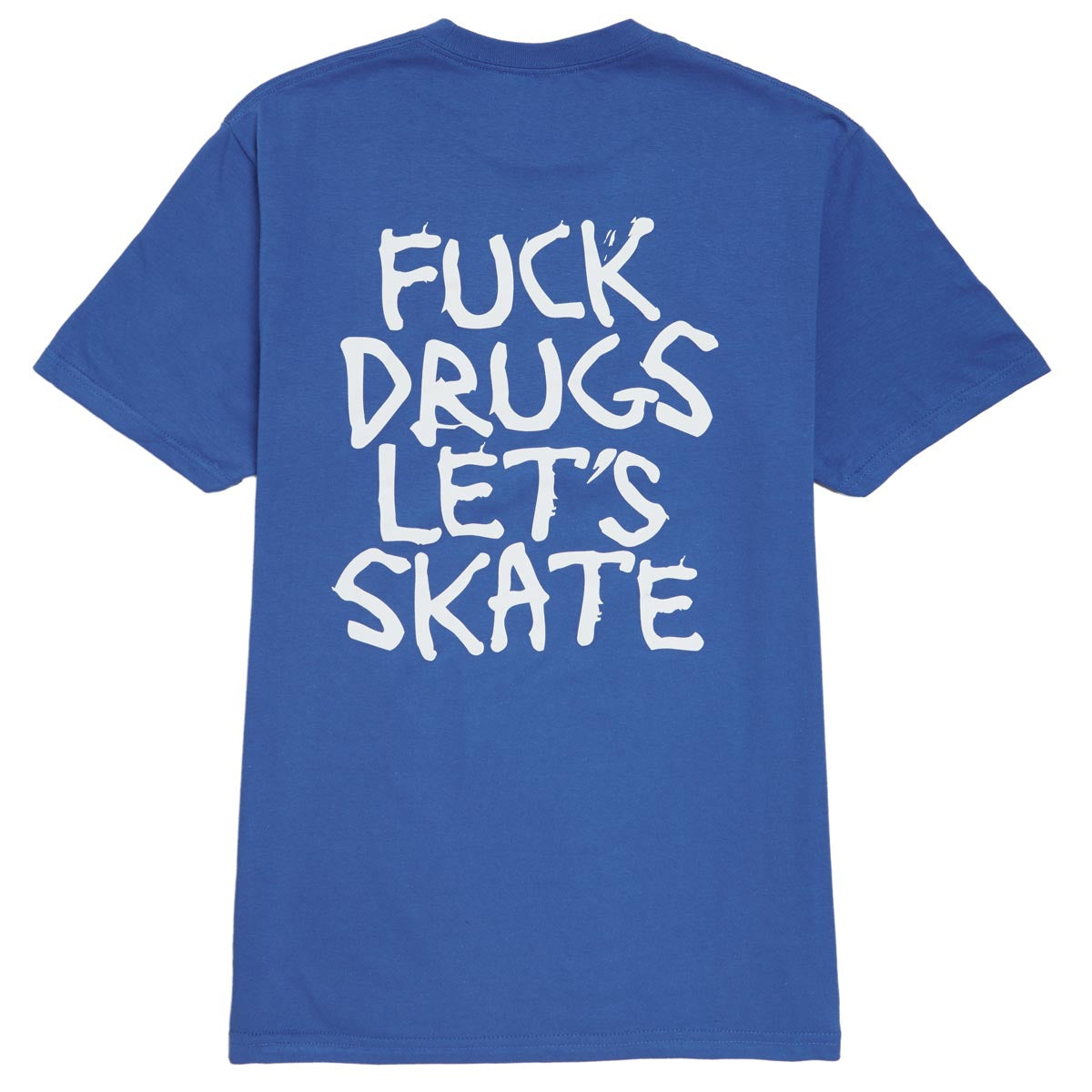 Heroin Fuck Drugs T-Shirt - Royal Blue image 1