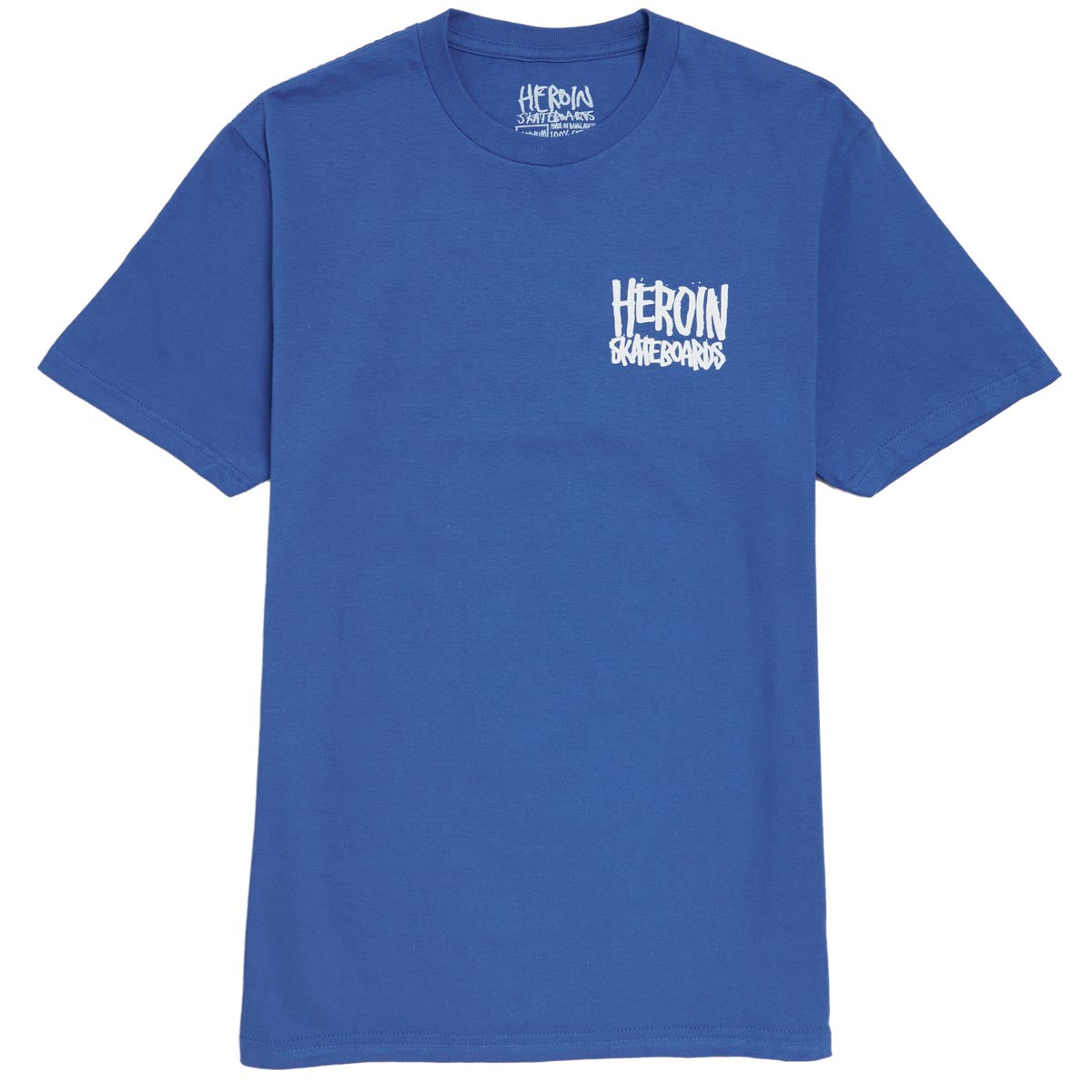Heroin Fuck Drugs T-Shirt - Royal Blue image 2