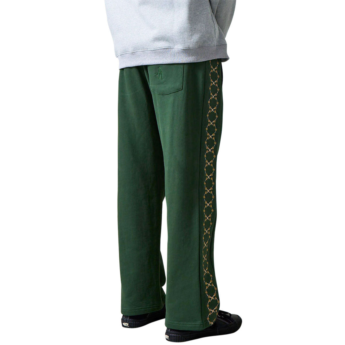 Passport Wattle Organic Fleece Track Pants - Green image 3