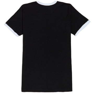 Zero 3 Skull Ringer T-Shirt - Black