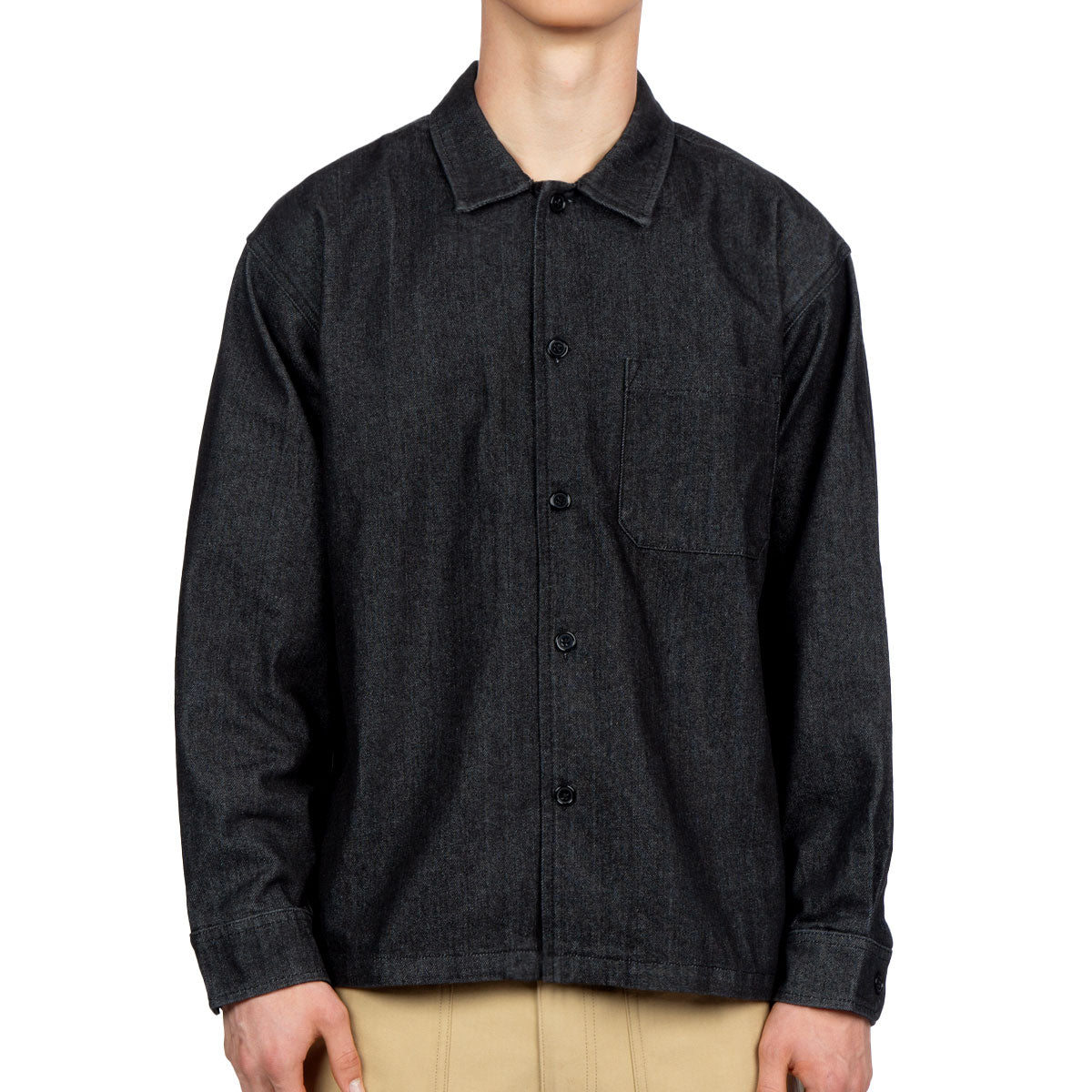 CCS Box Denim Shirt - Black