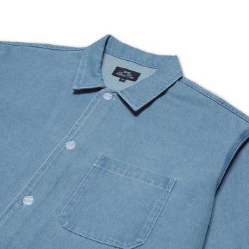 CCS Box Denim Shirt - Light Blue