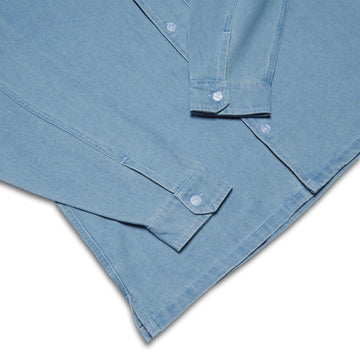 CCS Box Denim Shirt - Light Blue