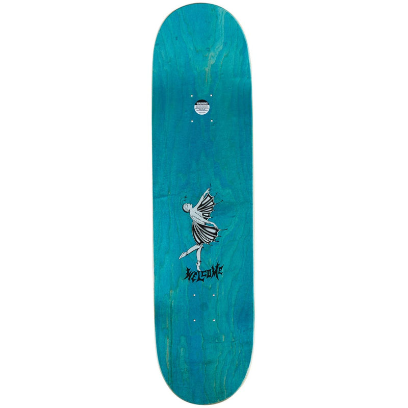 Welcome Dancer On A Popsicle Skateboard Deck - White/Gold Foil - 8.50