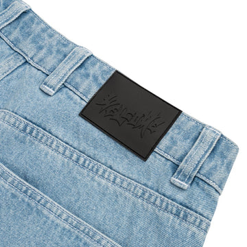 Welcome Immortal Loose Straight Denim Jeans - Washed Blue