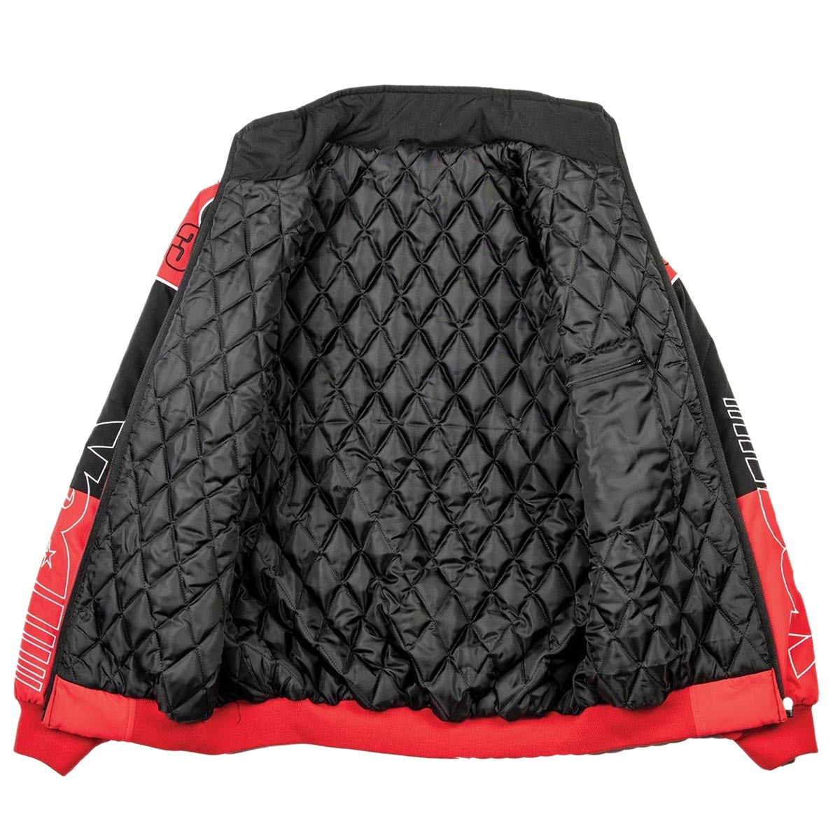 DGK Sakura Racing Jacket - Black/Red image 3