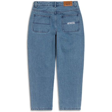 CCS Youth Baggy Taper Denim Jeans - Medium Blue