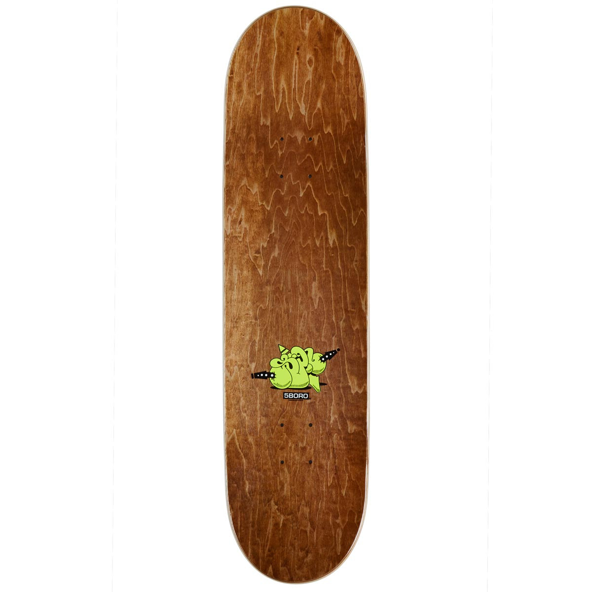 5Boro x SP-One Bubble Skateboard Deck - Natural Veneer - 8.25