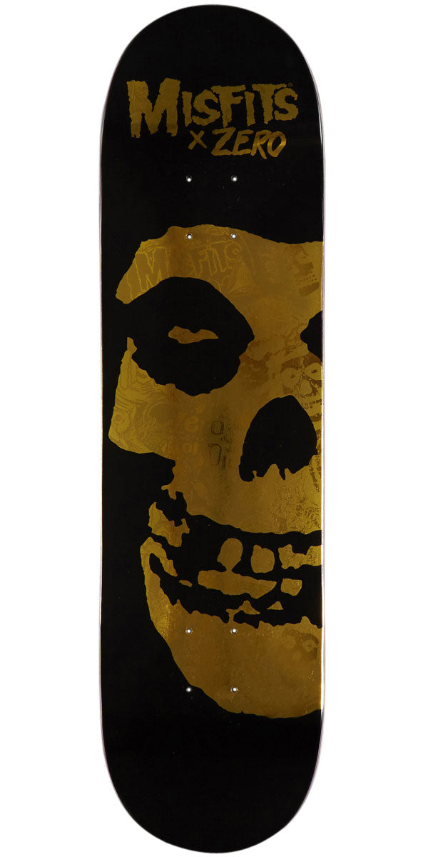 Zero x Misfits Collage Skateboard Deck - Gold - 8.25