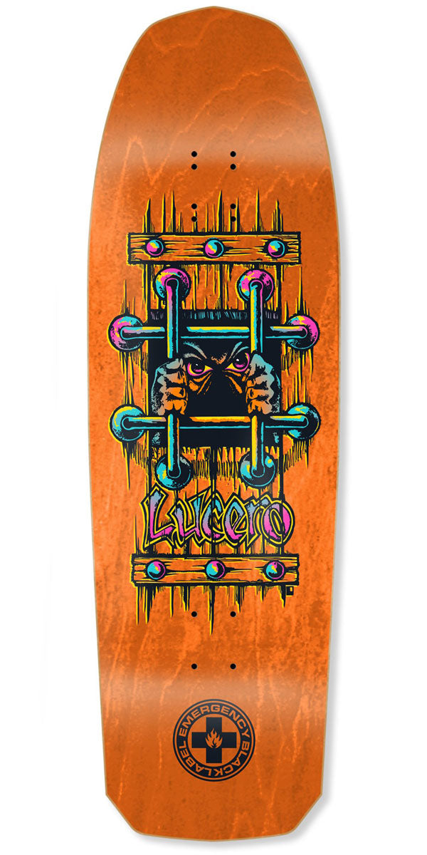 Black Label Lucero OG Bars Cross Shape Skateboard Deck - 10.00