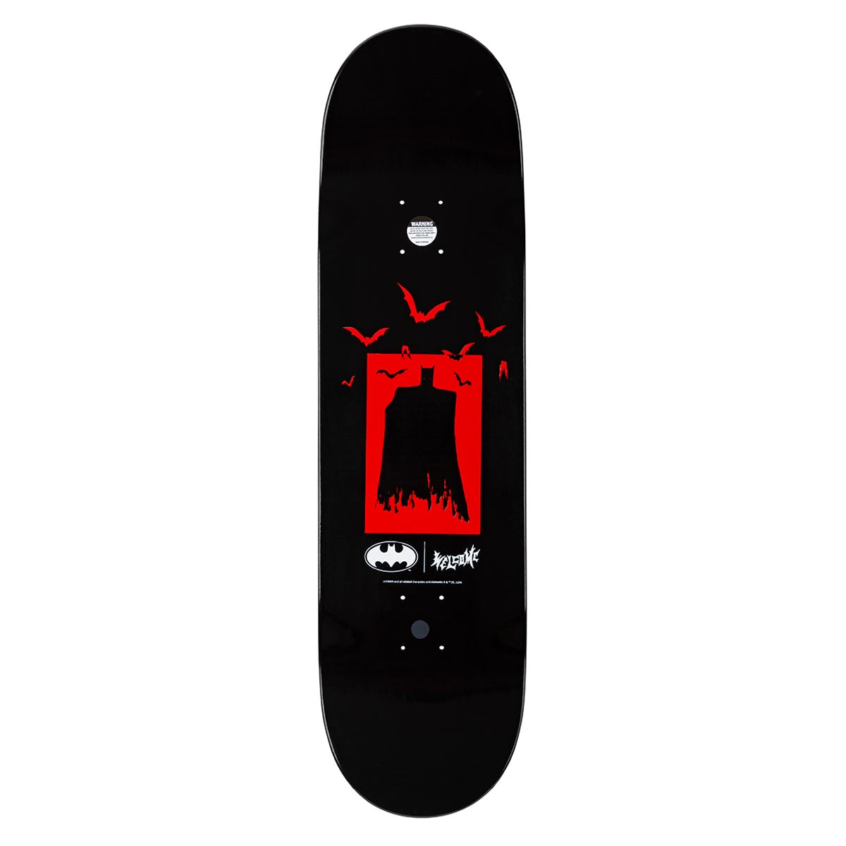 Welcome x Batman Batmonster On Popsicle Skateboard Deck - Black Dip - 8.75