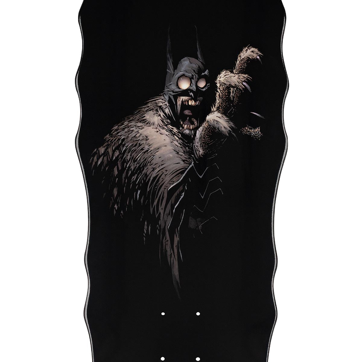 Welcome x Batman Batmonster On Widow Skateboard Deck - Black Dip - 10.00