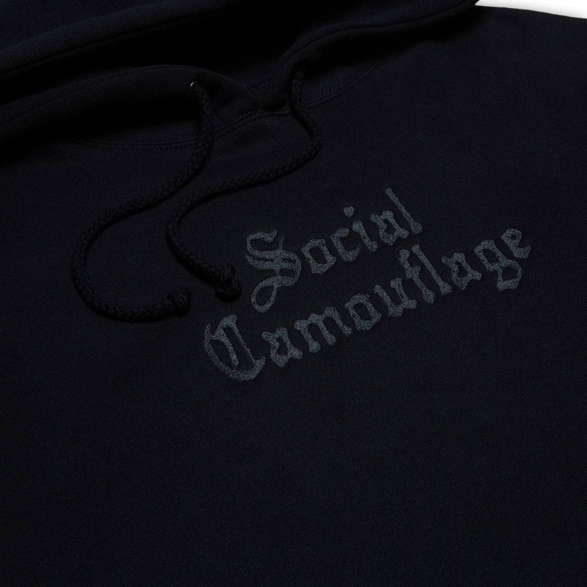 CCS Social Camouflage Embroidered Hoodie - Black image 1