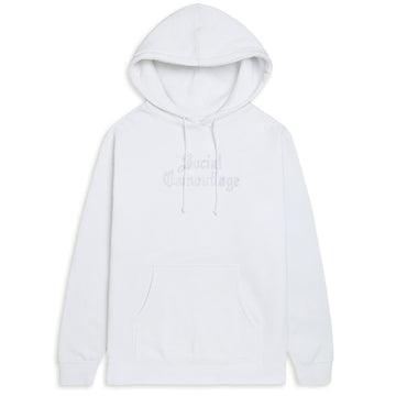 CCS Social Camouflage Embroidered Hoodie - White