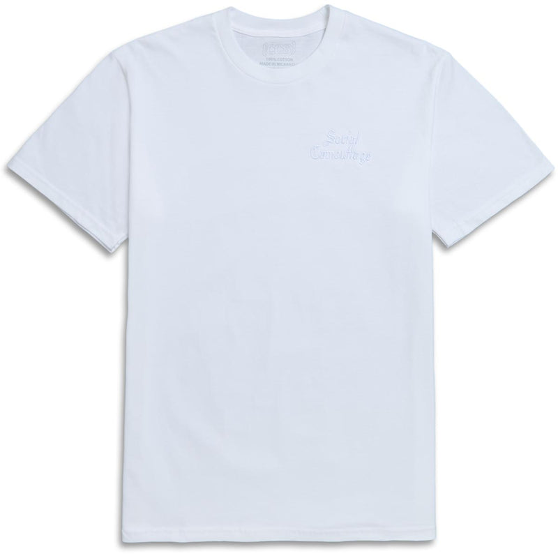 CCS Social Camouflage Embroidered T-Shirt - White