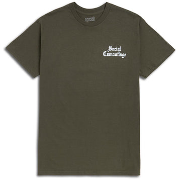 CCS Social Camouflage Bar T-Shirt - Olive