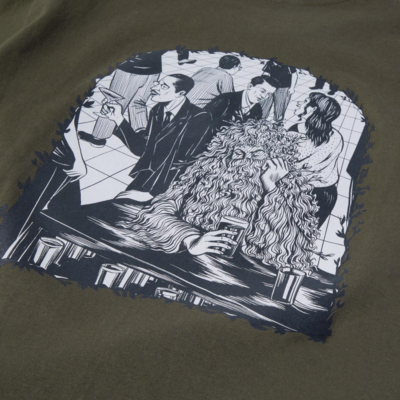 CCS Social Camouflage Bar T-Shirt - Olive