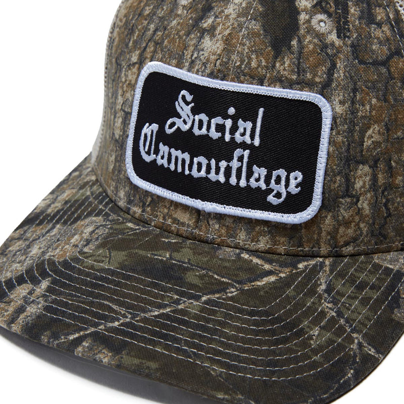 CCS Social Camouflage Patch Trucker Hat - Timber
