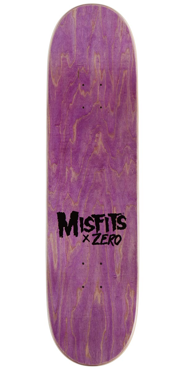 Zero x Misfits Fiend Skateboard Deck - Black/White - 8.375