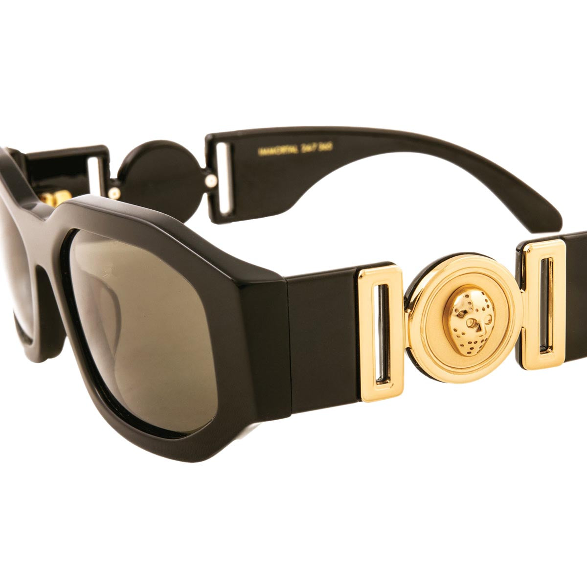 DGK Immortal Sunglasses - Black/Gold image 3