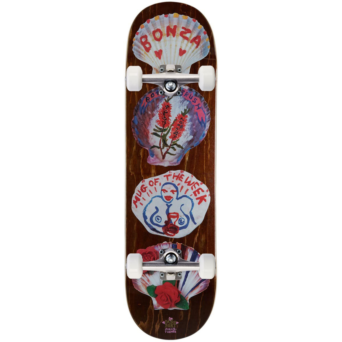 Passport Molly Turner Series Shells Skateboard Complete - 8.50