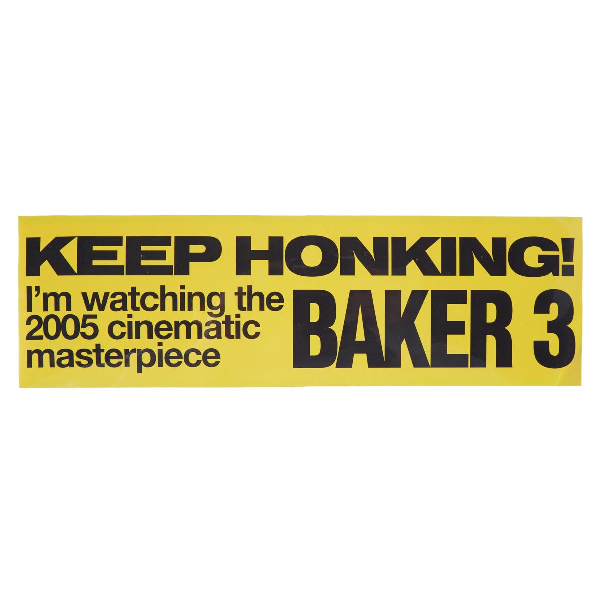 Jenkem Baker 3 Bumper Sticker image 1