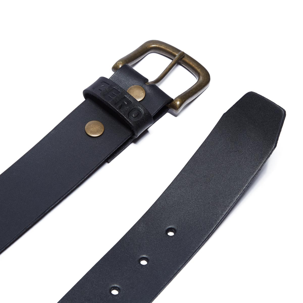 Zero Dying To Live Leather Belt - Black image 3