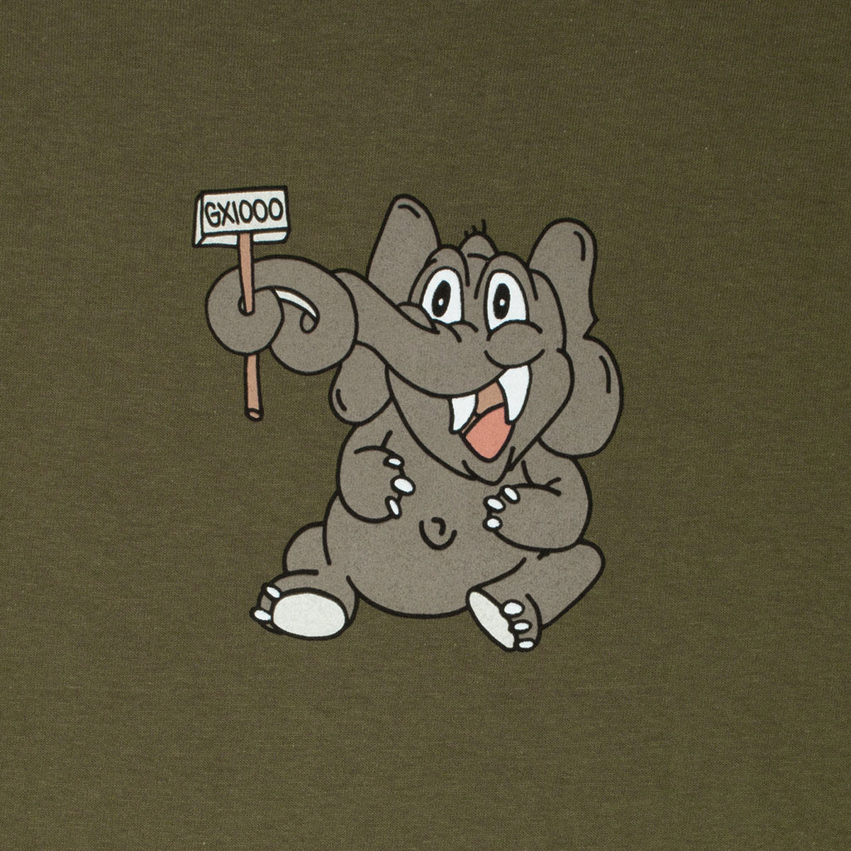 GX1000 Elephant T-Shirt - Green image 2
