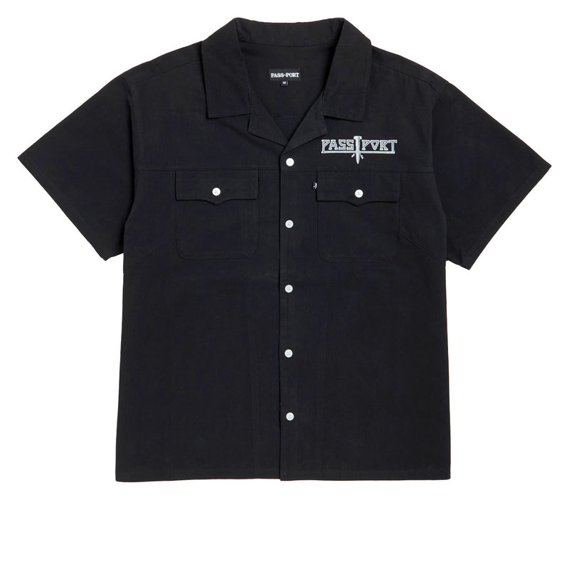 Passport Screwed Casual Shirt - Black