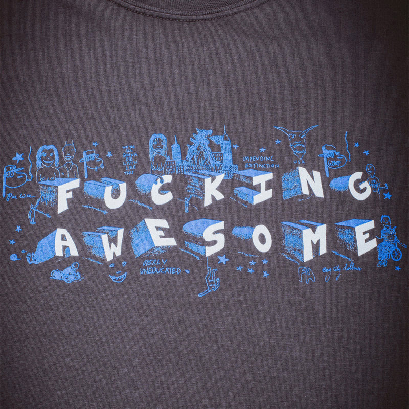 Fucking Awesome Screwball Loco T-Shirt - Pepper